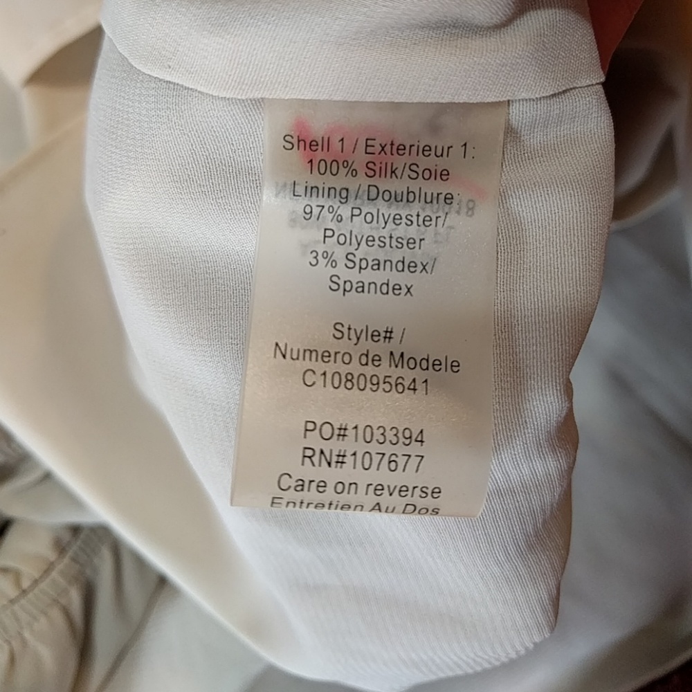 Alice + Olivia Silk Dolman Flutter Multicolor Top - Picture 5 of 5